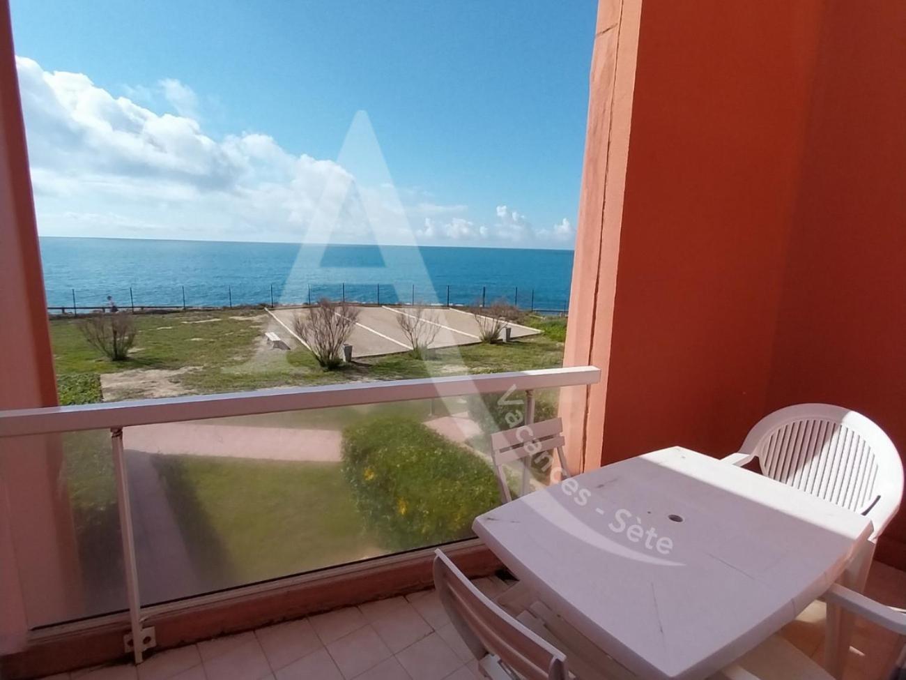 Studio 4 Pers, Pkg, 1Ere Ligne Mer, Piscine, Tennis Sète Exterior foto